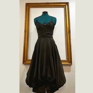 1950s Black Bubble Dress